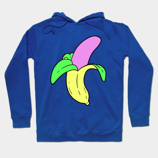 Tasty Pink Banana! Hoodie by TJWDraws